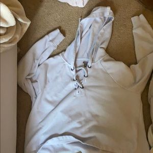 Blue American eagle sweater